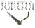 BMW Upper Sub-Frame Bushing Extractor/Installer (Hydraulic - 3/8" adaptor)